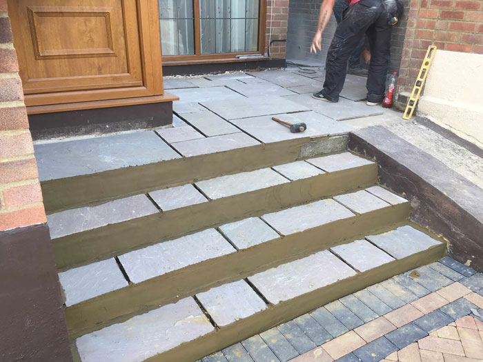 Blocked Paved Steps in Manchester & Cheshire